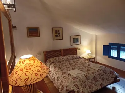 Cama o camas de una habitación en EL CONVENTO Vivienda Rural Jaén Andalucía España