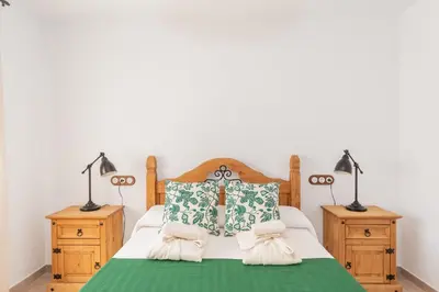 Cama o camas de una habitación en Cubo's Casa El Torcal
