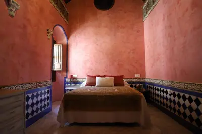 Cama o camas de una habitación en La casa del Cipres una casa con historia