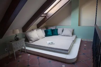 Cama o camas de una habitación en La casa del Cipres una casa con historia