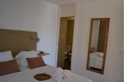 Cama o camas de una habitación en Torre de Campanas