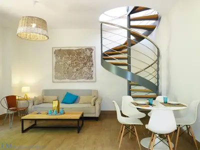 Zona de estar de ALAMEDA SQUARE APARTMENT