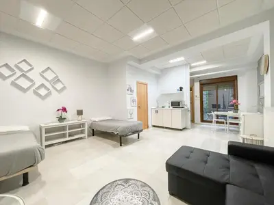 Una cocina o zona de cocina en ESSE Apartamentos Las Setas