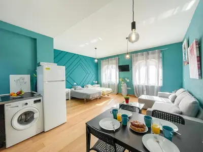 Zona de estar de ESSE Apartamentos Las Setas