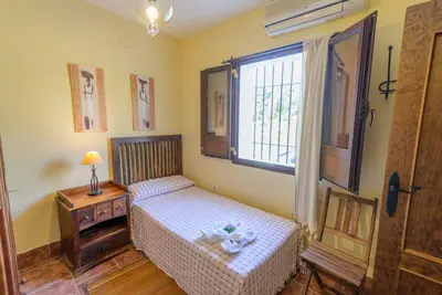 Cama o camas de una habitación en La Posada de Rivero