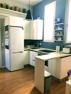 Una cocina o zona de cocina en Central apartment in Seville