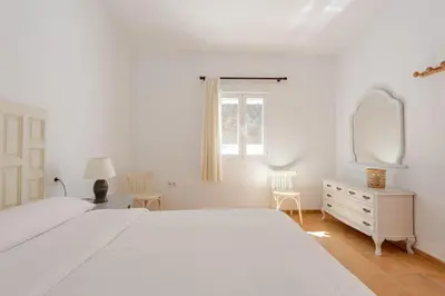 Cama o camas de una habitación en Escaladores Caminito del Rey familia amigos paisaje de ensueño