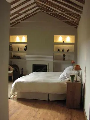 Cama o camas de una habitación en Casa Rural La Cateta