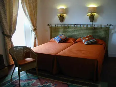 Cama o camas de una habitación en Casa Rural La Cateta