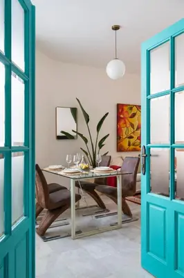 Zona de estar de MonKeys Apartments Alameda