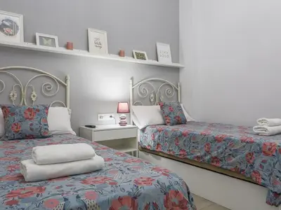 Cama o camas de una habitación en Caños de carmona Sevilla Centro