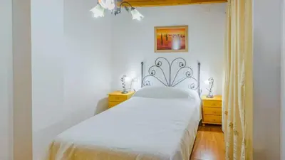Cama o camas de una habitación en Casa El Mirador Montefrio by Ruralidays