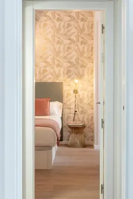 Cama o camas de una habitación en Hommyhome San Bartolomé