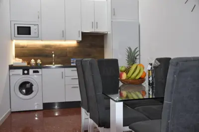 Una cocina o zona de cocina en SIERRA LAGO