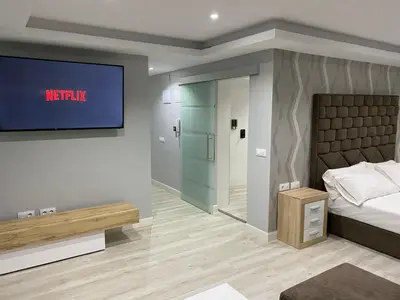 Cama o camas de una habitación en Apartamentos Las 7 Esencias