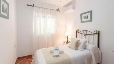 Cama o camas de una habitación en Villa Jose y Ana Antequera - La Joya by Ruralidays