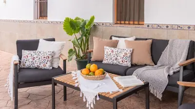 Zona de estar de Casa La Palmera Villanueva de la Concepcion by Ruralidays