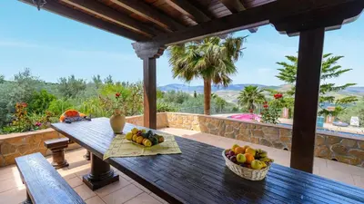 Paisaje cerca de esta villa