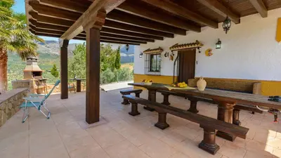 Un balcón o terraza de Casa Las Lomas de San Rafael Periana by Ruralidays