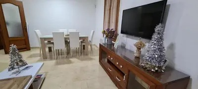 Una televisión o centro de entretenimiento en Casa Puerta de la Victoria