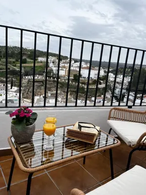 Un balcón o terraza de Casa Rural Abril