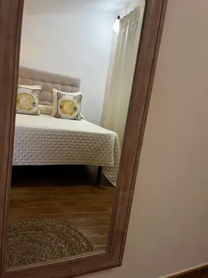 Cama o camas de una habitación en Casa Rural Abril