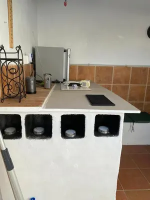 Una cocina o zona de cocina en The hidden Place