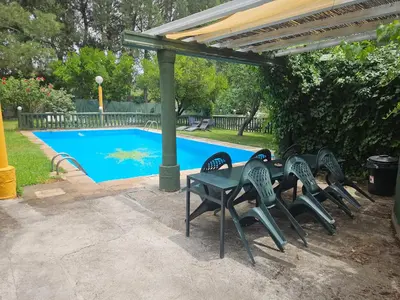 Piscina en o cerca de Finca rural Labriega del hueznar