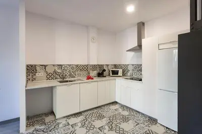 Una cocina o zona de cocina en Alameda Urban Apartment