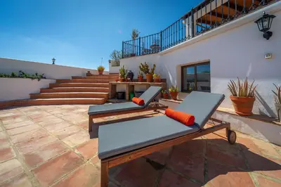 Un balcón o terraza de Casa La Calera - Adults Only 15 plus