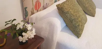 Cama o camas de una habitación en Casa Rural los Danzantes