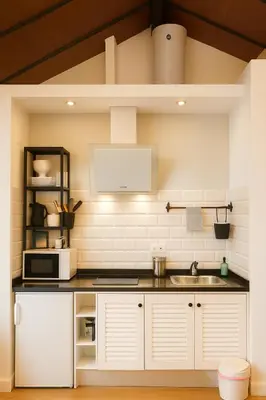 Una cocina o zona de cocina en Barbacana, dieciocho