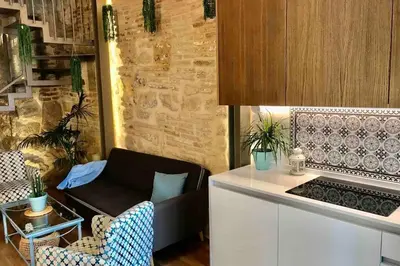 Zona de estar de Casa de diseño 200m Mezquita 2 rooms & 2 bathrooms