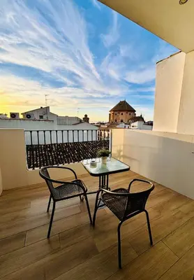 Un balcón o terraza de Apartamento Loft Lucena