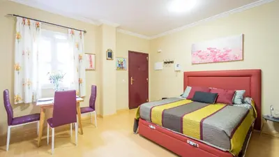 Cama o camas de una habitación en Palacio de las Dueñas