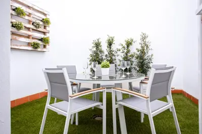 Jardín al aire libre en Genteel Home Recaredo