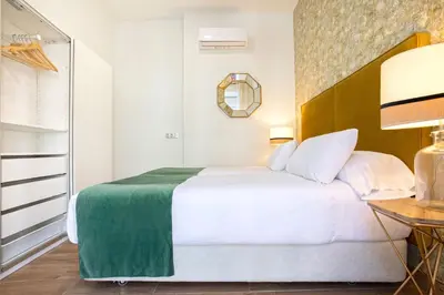 Cama o camas de una habitación en Genteel Home Recaredo