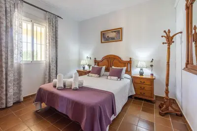 Cama o camas de una habitación en Casa Rural de Noa