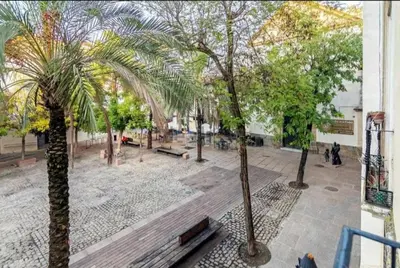 Jardín al aire libre en Apartamento Céntrico Corredera