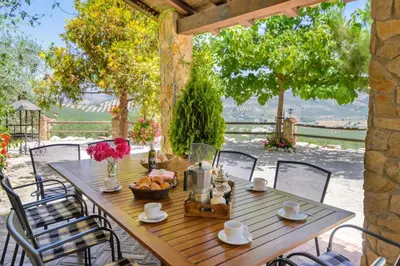 Jardín al aire libre en Spacious villa with pool in Priego de Córdoba - 350 m²
