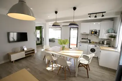 Una cocina o zona de cocina en Ático Casa Lola