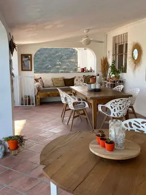 Zona de estar de Casa la Quinta