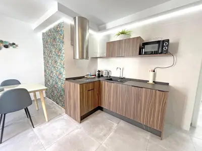 Una cocina o zona de cocina en Mezquita Apartamento