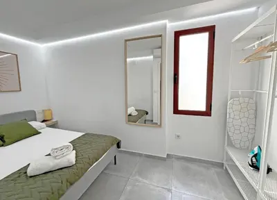 Cama o camas de una habitación en Mezquita Apartamento