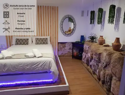 Cama o camas de una habitación en Dúplex Judería de Córdoba