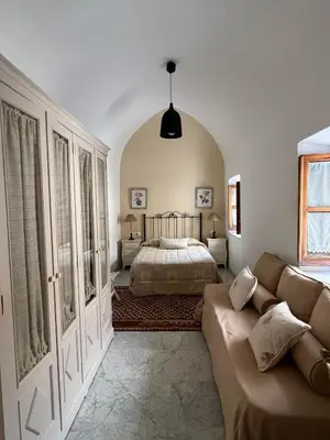 Cama o camas de una habitación en Calle de la Convalecencia