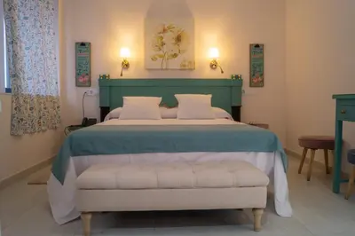 Cama o camas de una habitación en Hospedería Baños Arabes de Córdoba Dos