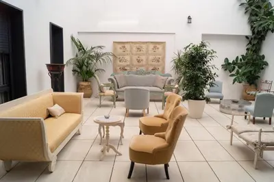 Zona de estar de Hospedería Baños Arabes de Córdoba Dos