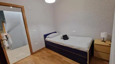 Cama o camas de una habitación en Paseo de la Ribera. Córdoba.