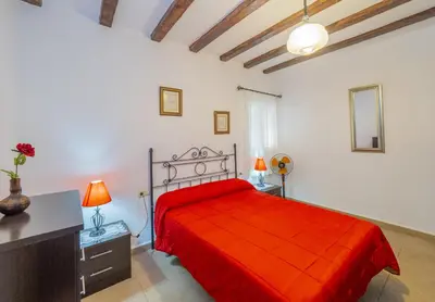 Cama o camas de una habitación en Cubo's Villa Torres Ardales